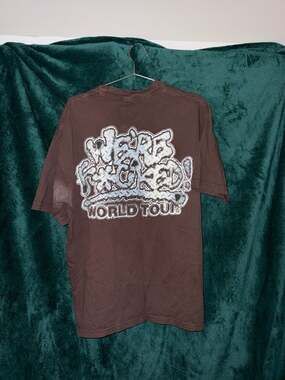 Half Evil 333 Toxic Waste Liberty Statue 'We're F*cked' World Tour Brown Size L